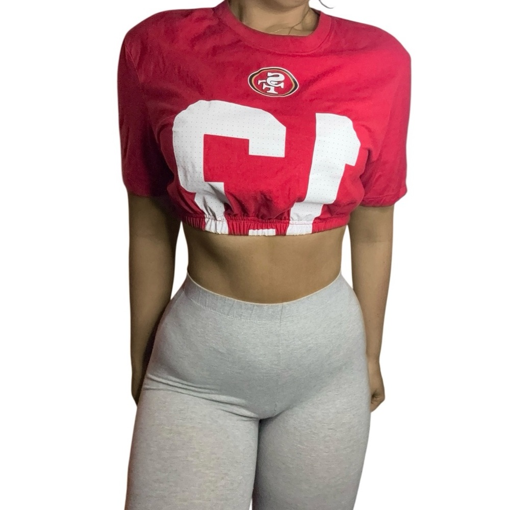 San Fransisco 49ers Reworked Custom Crop Top